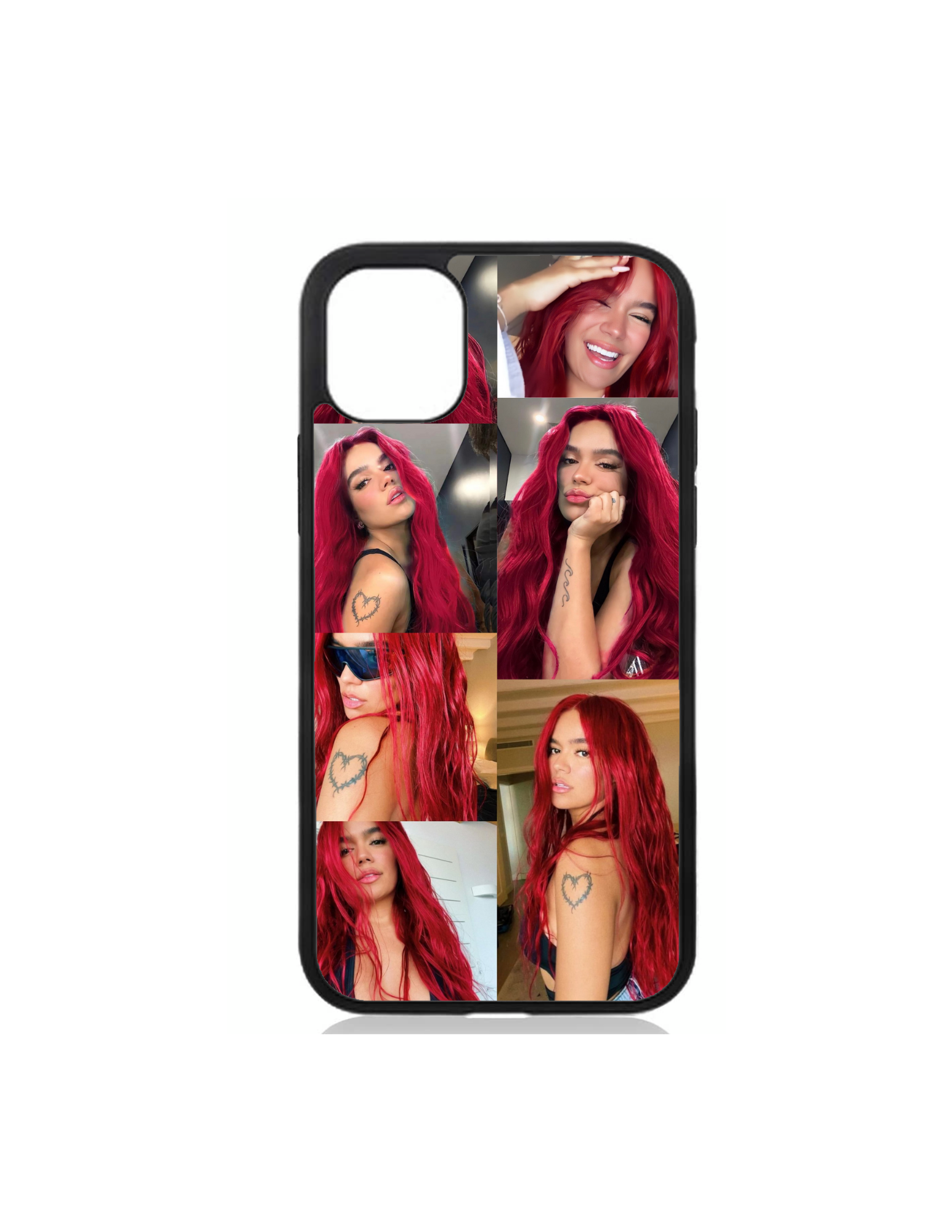 Karol G Red Hair iPhone case cover protector – Unknown Designz