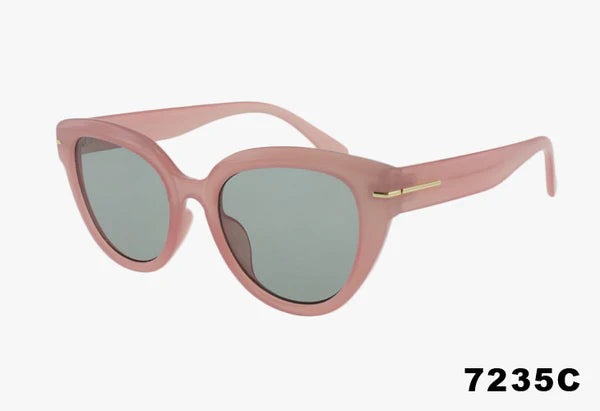 7235C - Wholesale Fashion Cat Eye Frame Sunglasses