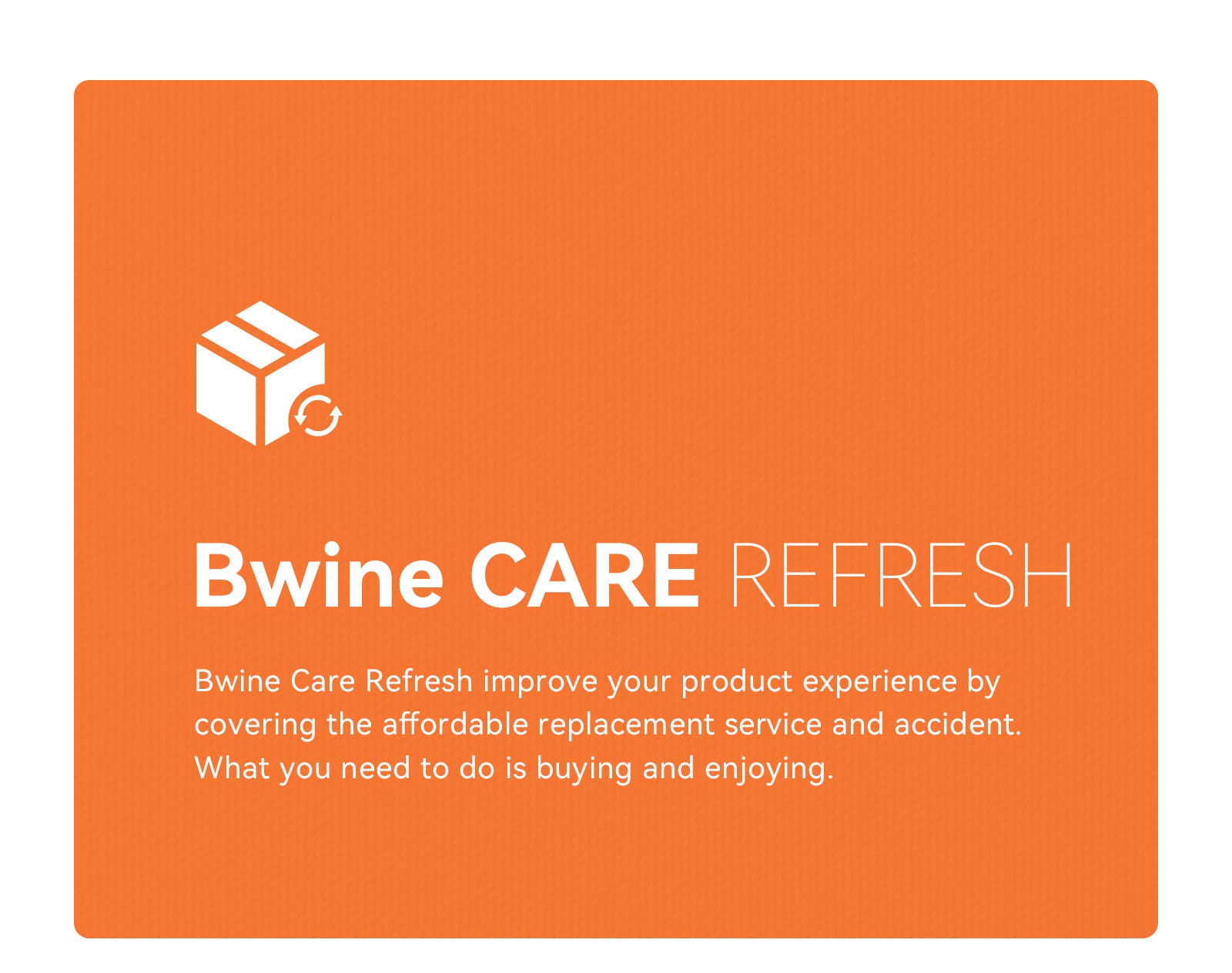 Bwine F7GB2 Care Refresh