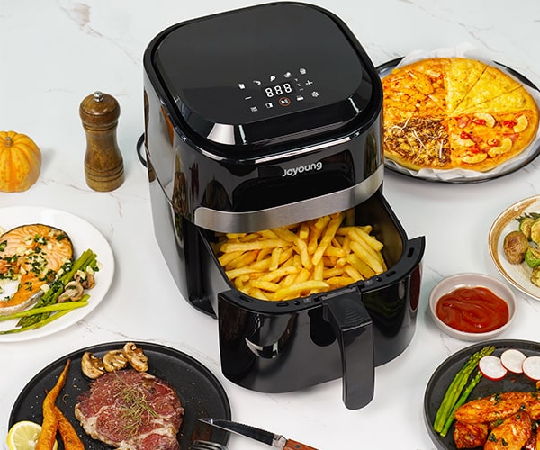 JoyOuce Air Fryer 5.8 QT with Extra Air Fryer Accessories for Oilless