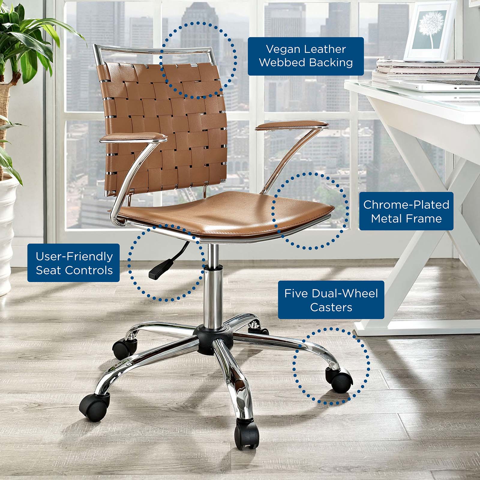 modway fuse office chair