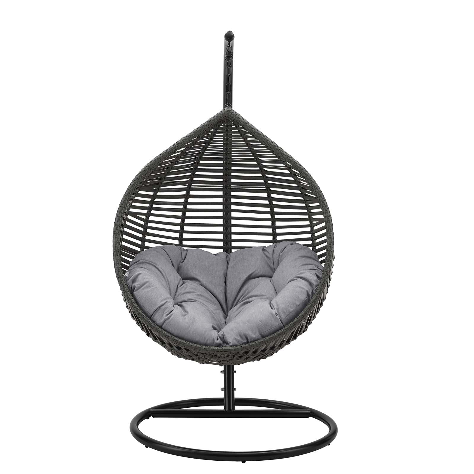 modway garner swing chair