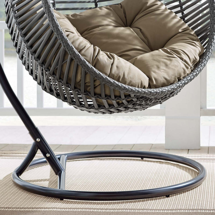 modway garner swing chair