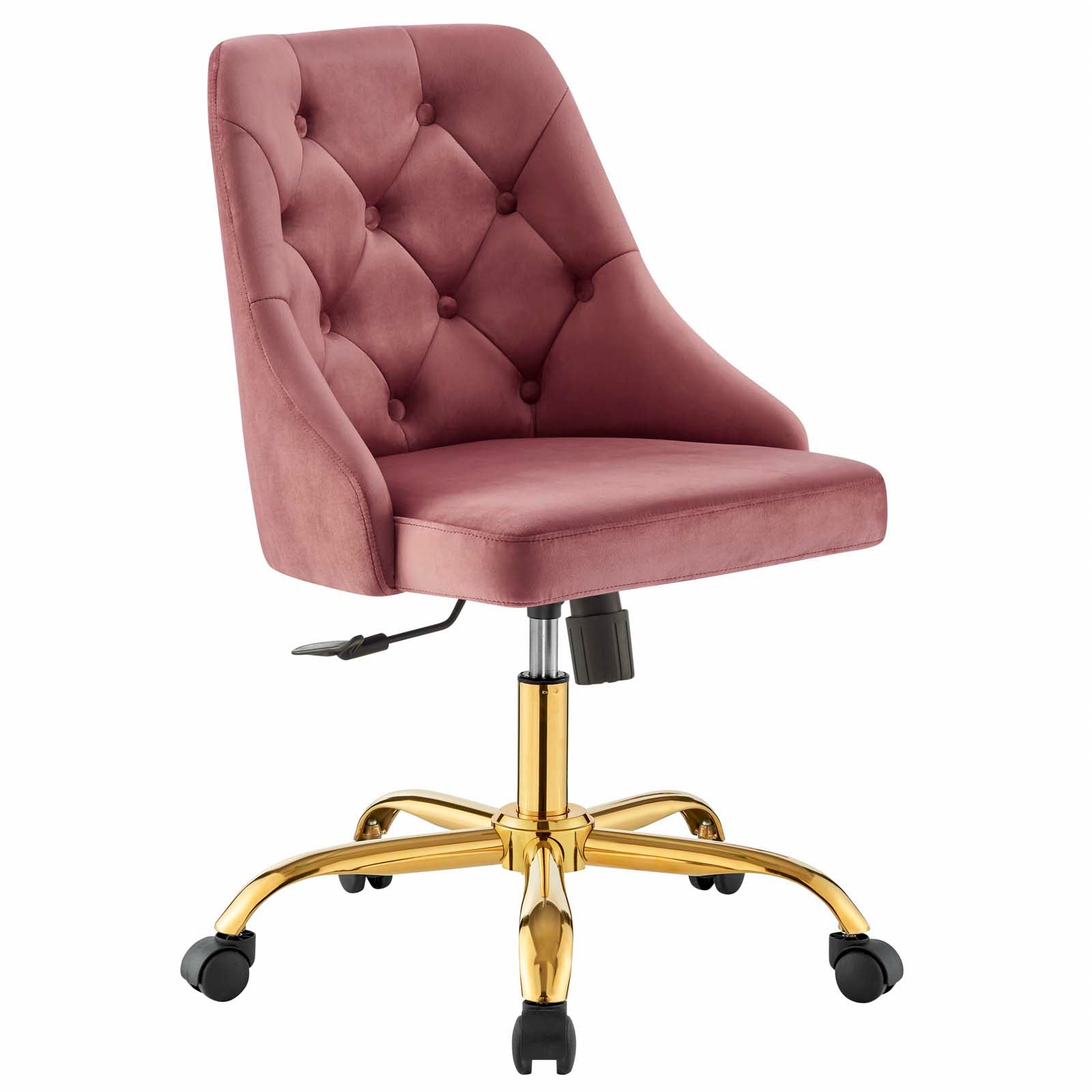 tufted velvet desk chair