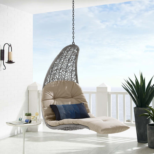 modway abate swing chair