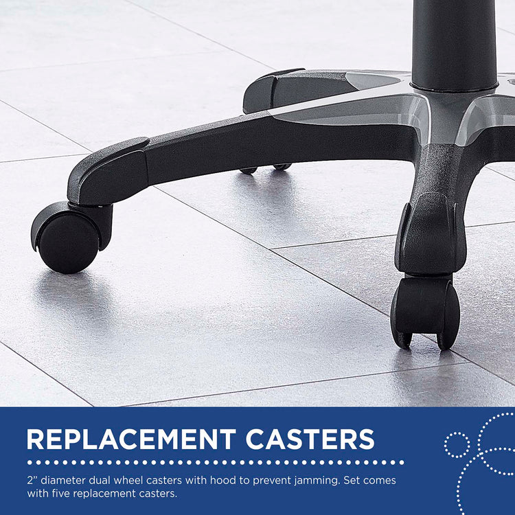 Caster Office Chair Casters Set of 5