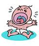 small crying baby/ babies with colic