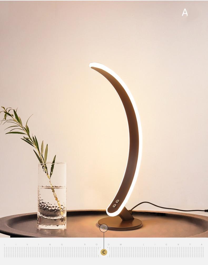 Assma - Modern Half Moon Floor Lamp – LightbyLight