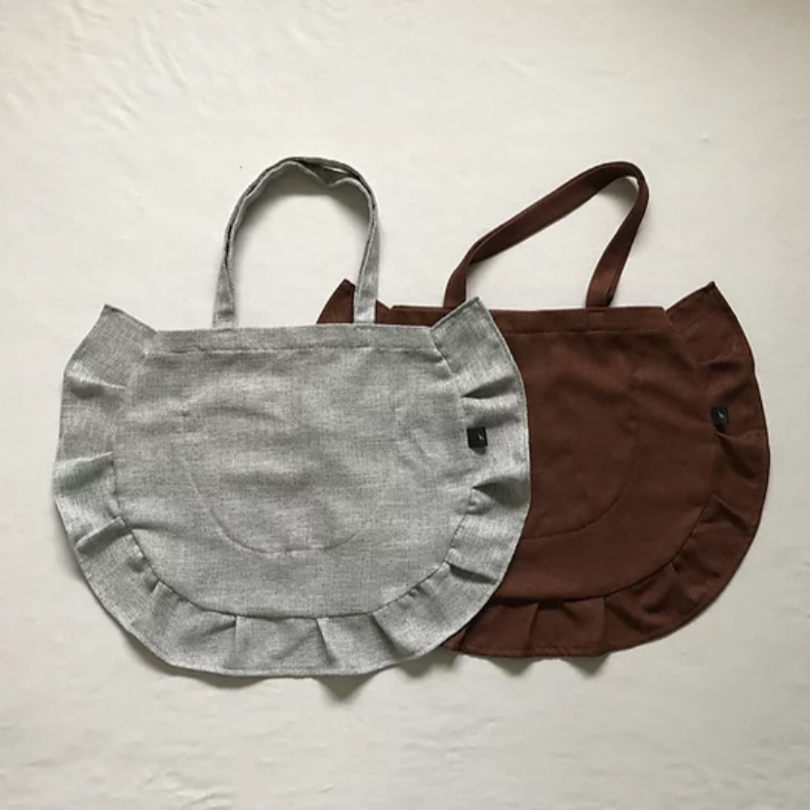 Circle Ruffle Tote by ICARUS Apparel