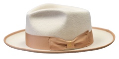 Bone/Camel Bruno Capelo Night Hawk Collection Men's Wool Hat