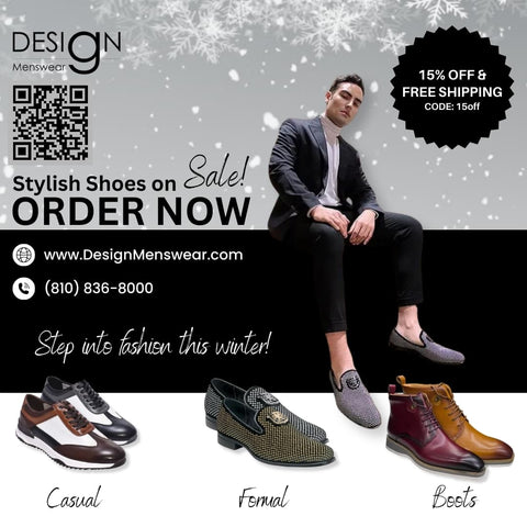 shoes and boots flyer for Design Menswear