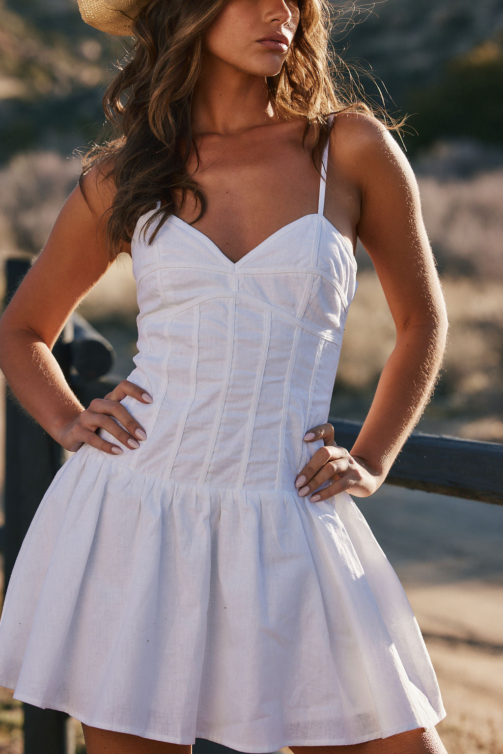 Lana White Mini Dress