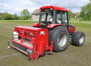 The BLEC heavy duty disc seeder added to Bancroft Amenities fleet