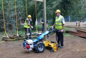 BLEC\'s Gary Mumby in action at the Little Miracles centre in Peterborough for DIY SOS and the BBC Children In Need project