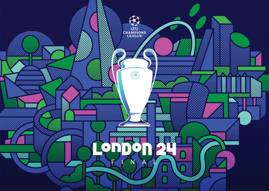 Brand identity unveiled for the 2024 UEFA Champions League final in Lo