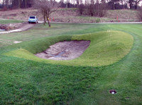 Cavendish hole #4 left hand greenside bunker prior to sand placement 10.03.14