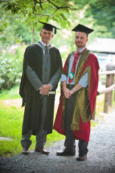 Neil Stubley with course tutor Dr Andrew Owen