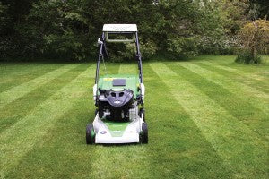 cut, collect, mulch and stripe with Etesia