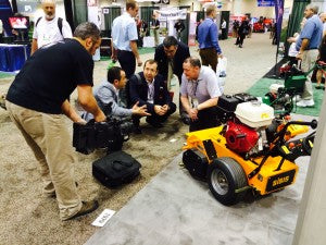 The combined stand of Dennis & SISIS will provide visitors to GIS 2015 with an array of turf maintenance machines.