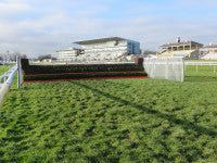 final fence and grandstand