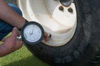 Sprayer set up tyre pressure check mr