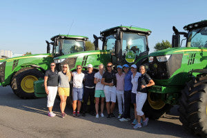 Solheim Cup team at John Deere A