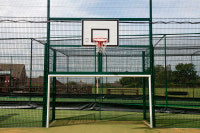 MUGA rececssed goal