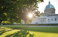 Haileybury SunThroughTrees