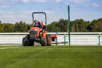 Extra wide tyres specified on the Kubota B3150