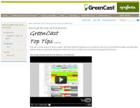 GreenCast screen