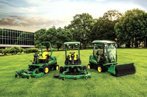 John Deere 1500 Series TerrainCut mowers group