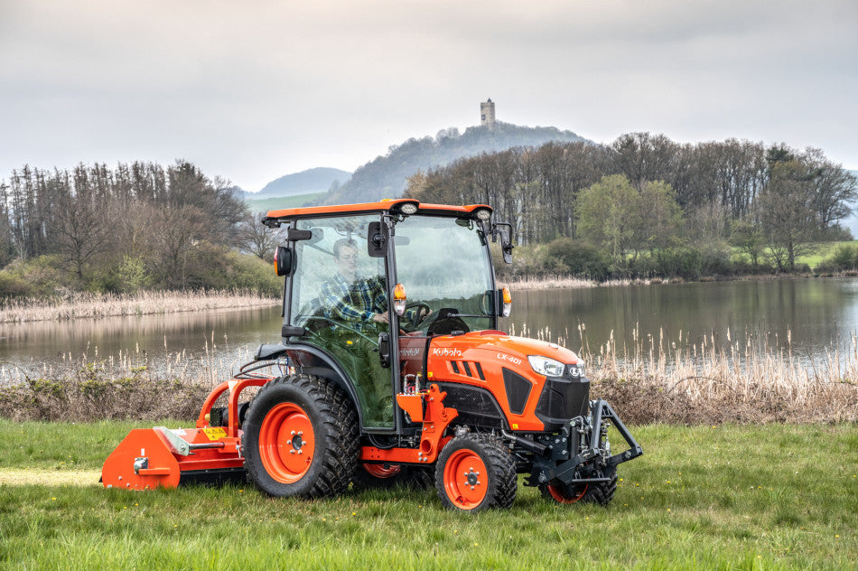 Kubota's new tractors offer higher-horsepower with a small footprint