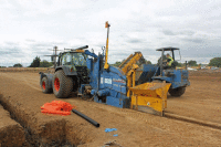 Primary drainage trenching