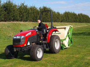 McCormick X10.55M + Amazone Groundkeeper flail mower scarifier collector 01