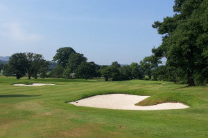 CH New fairway bunkers and greens complex on 1st Hole