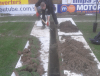 Motherwell trench linking old drain top