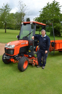 Fulford Heath GC B3030 compact tractor Kim Blake Course Manager Image 1