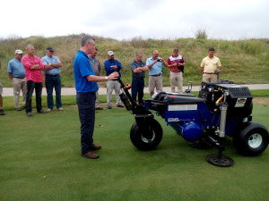 First Air-2G2 demonstration at Fancourt Links, George.