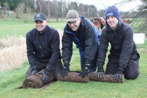 Myerscough Eddie Ainsworth, Richard Caulfield and Wayne Atkinson