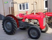 Massey Ferguson 35 student restoration project Plumpton College