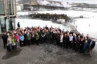 Group at Blue Lagoon