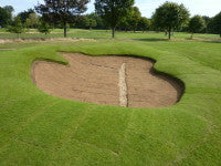 Roehampton   bunker lined with turf(1)