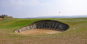 Sleeper are used extensively to support the large bunkers