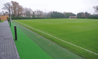 The first team training pitch on its day off