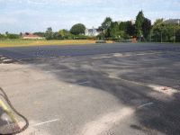 Tennis New tarmac going down