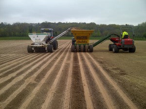 Souters Sports has been working with Stoke City FC head groundsman Andrew Jackson for six years.