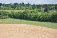 Tee 14 at Kingswood on May 19th before turfing