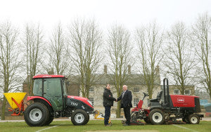 1 New TYM T503 with school's existing Toro Groundsmaster 4500 D head g...