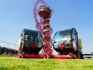 Gianni Ferrari Cruiser mowers at QE Olympic Park (2)