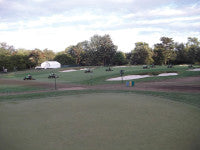 Fairway mowers on the 1st fairway